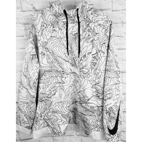 Nike Other - Nike Dri Fit All Over Pattern Big Swoosh Hoodie 2X